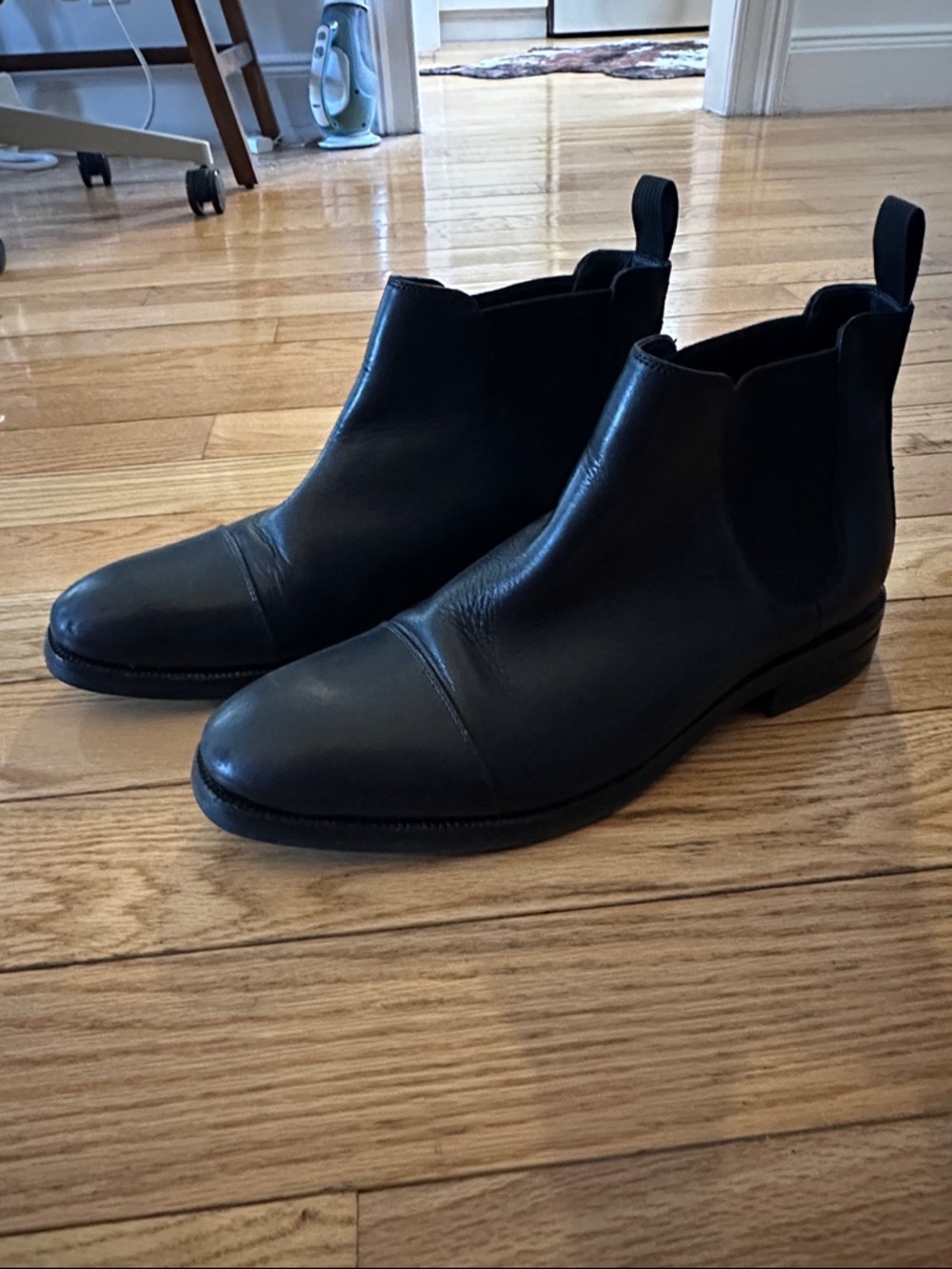 Men's Black Leather Chelsea Boots - Cole Haan
